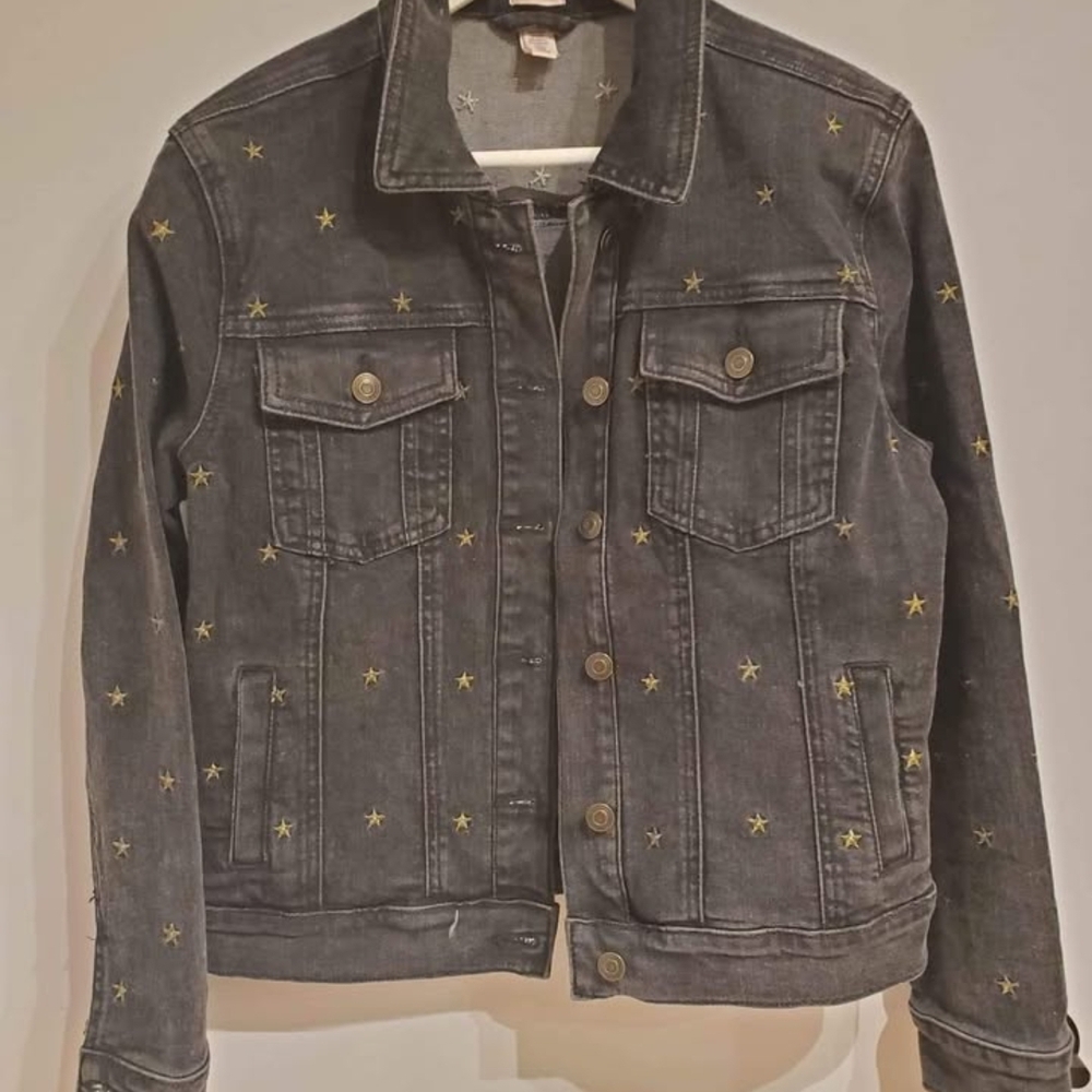 Victoria's Secret Black Jacket with Star Details